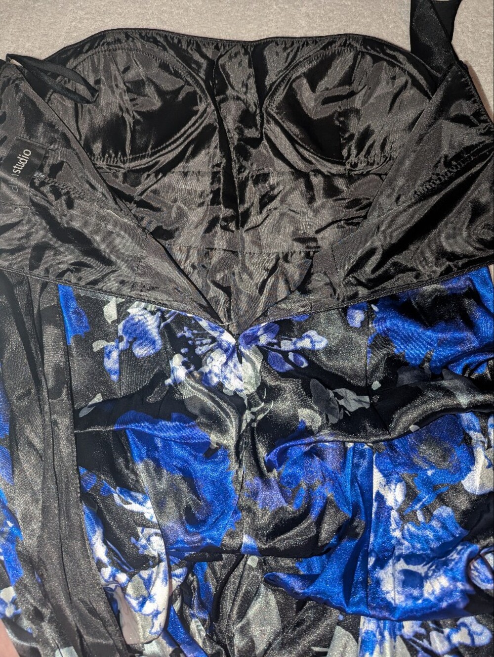 DB STUDIO Floral Strapless Mini Dress 16 - Picture 6 of 12